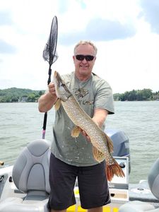 Large Pike Caught in Southeast Wisconsin